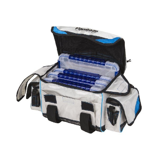 MOCHILA DE PESCA FLAMBEAU COASTAL SERIES 4000 TACKLE BAG BLANCA