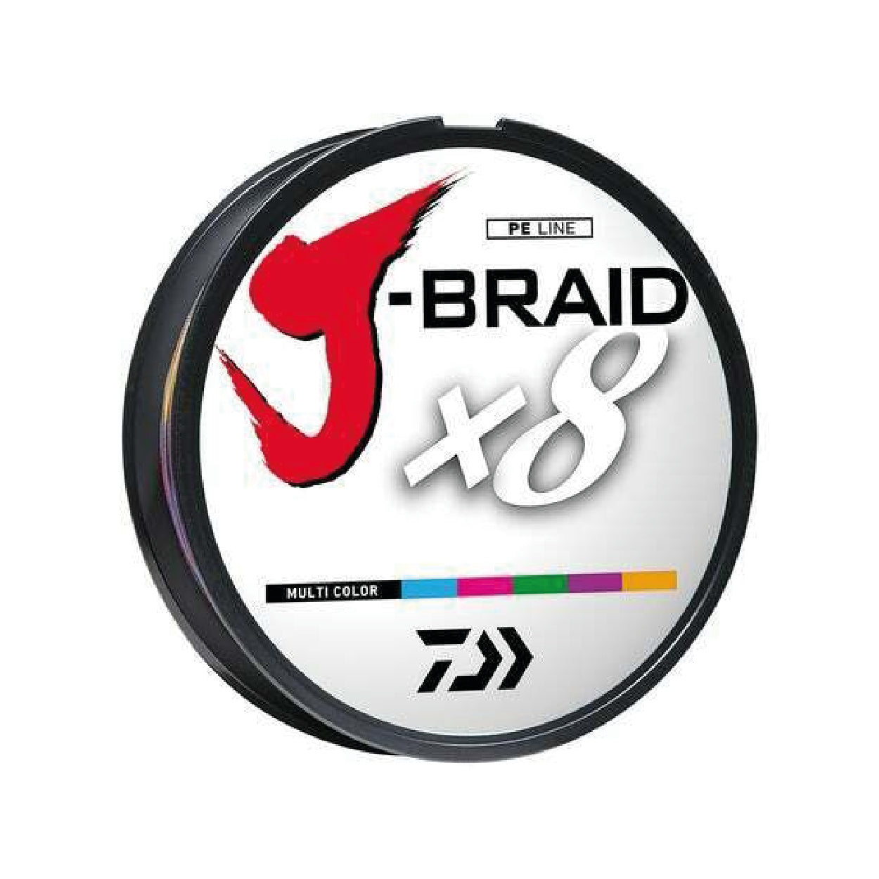 LINEA TRENZADA DAIWA J-BRAID X8 MULTICOLOR